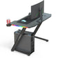 140cm New Arrive Computer Table Z Shaped Gaming Desk