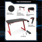 140cm New Arrive Computer Table Z Shaped Gaming Desk