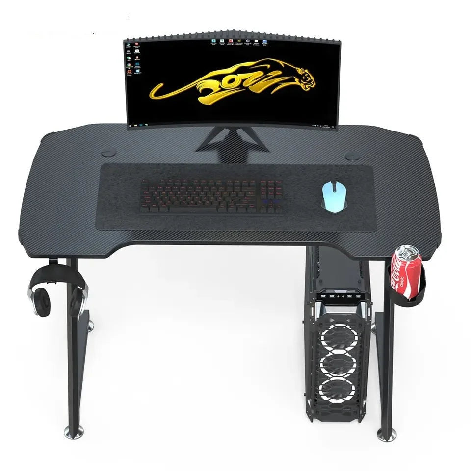 140cm New Arrive Computer Table Z Shaped Gaming Desk