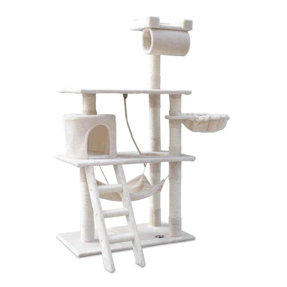 158cm Cat Tree Scratching Post Scratcher Pole Gym Toy House