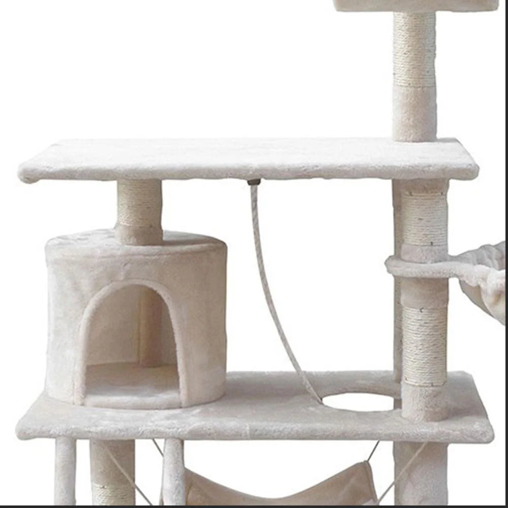 158cm Cat Tree Scratching Post Scratcher Pole Gym Toy House