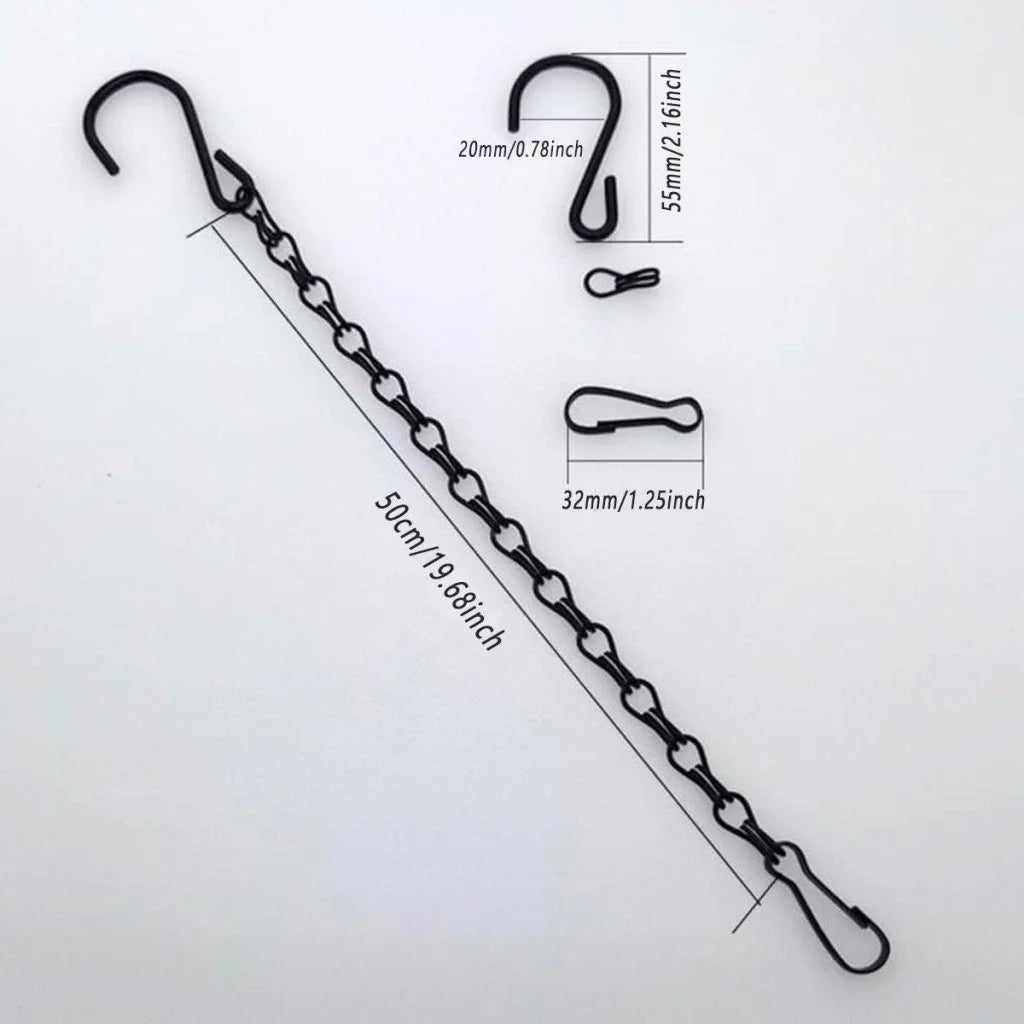15PCS Metal Hanging Chains for Plants Flower Pot Basket