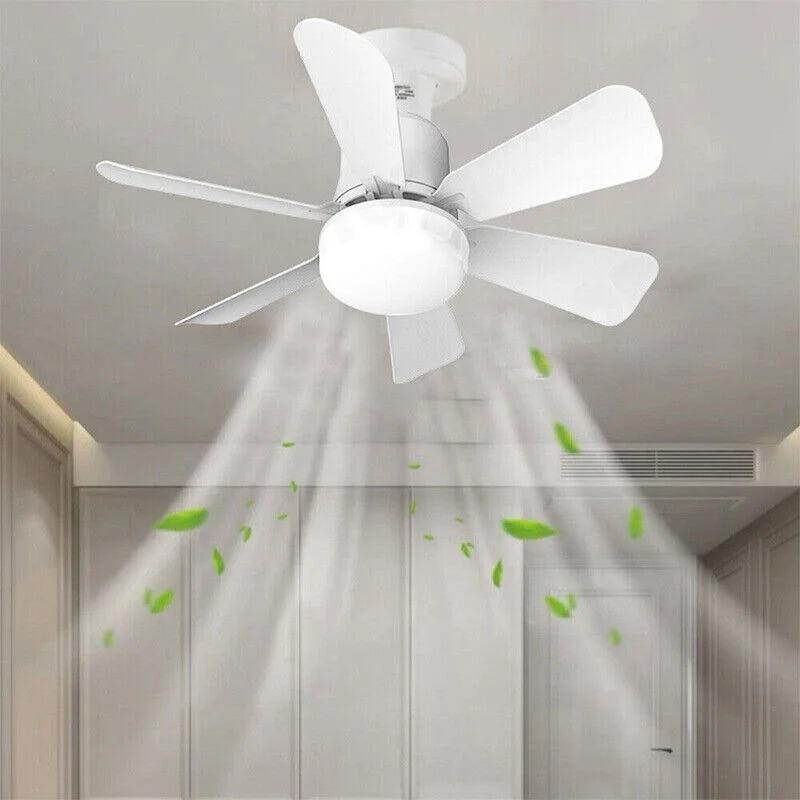 16.5 Ceiling Fan with LED Light 3-Speed Remote Control