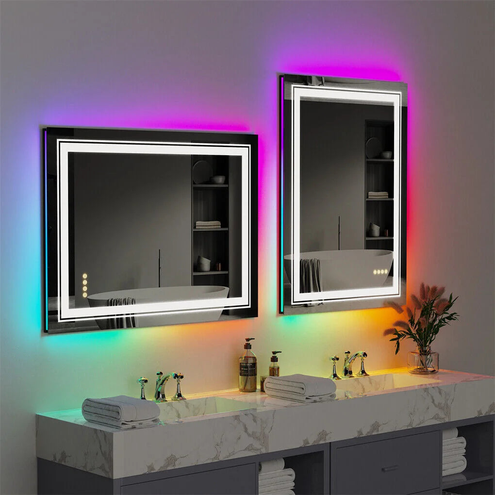 1600x800mm LED Bathroom Mirror Anti-fog Illuminated
