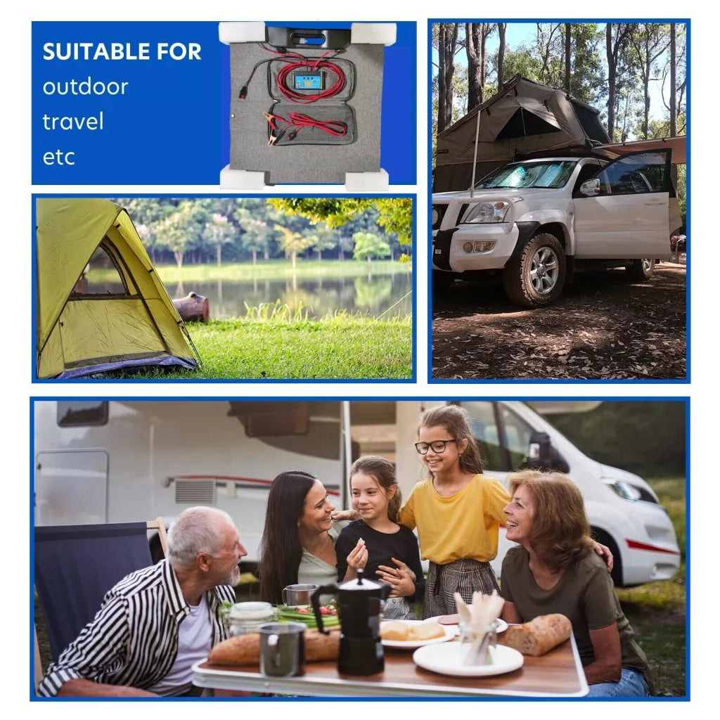 160W 160Watt Folding Solar Panel Blanket Mat Flexible Mono