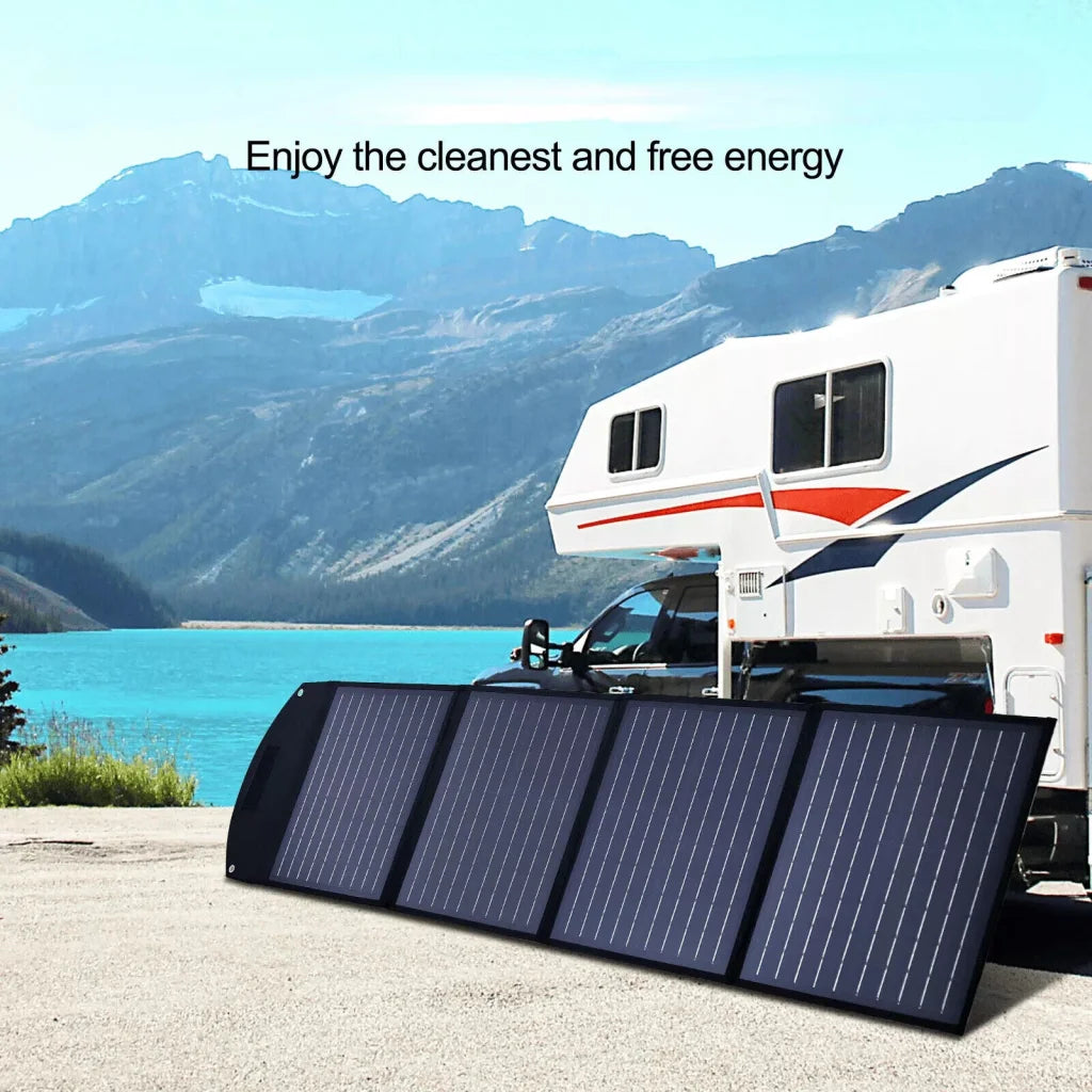 160W 160Watt Folding Solar Panel Blanket Mat Flexible Mono