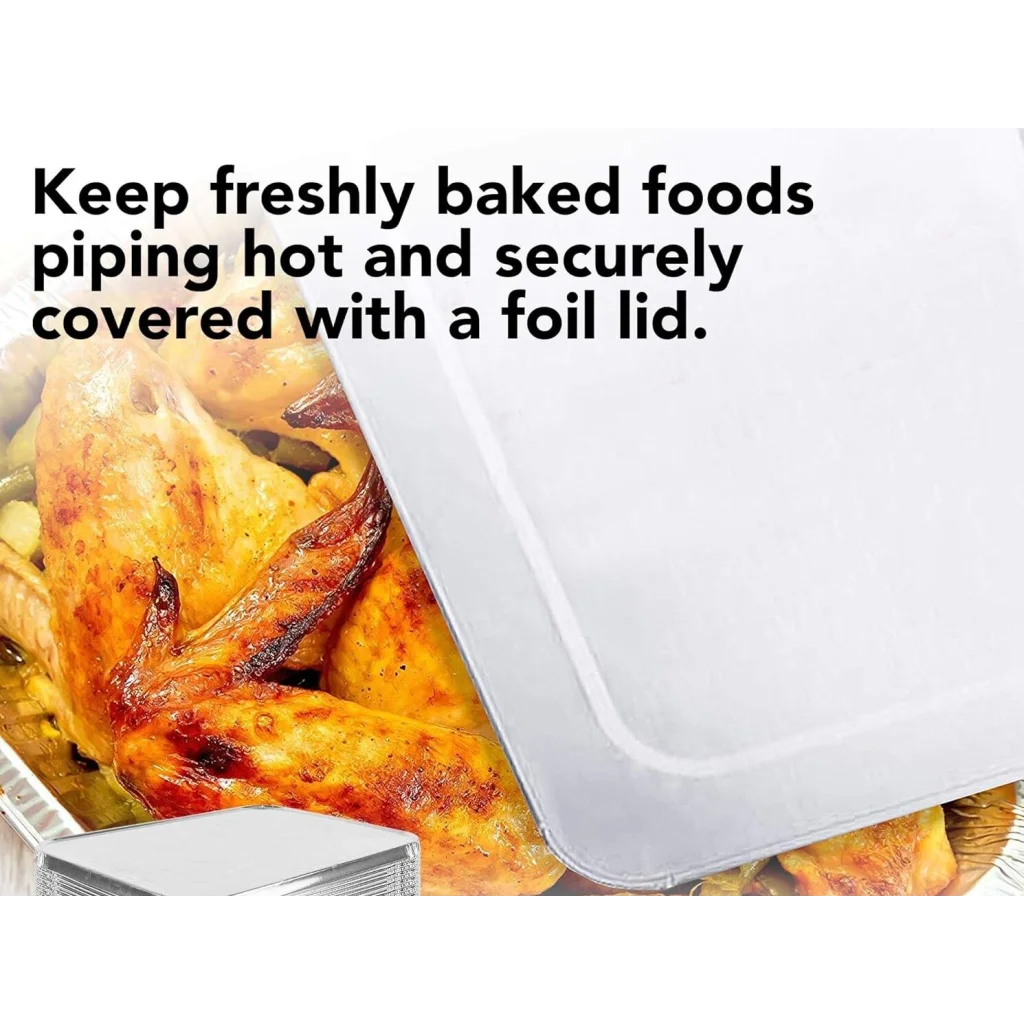 160x Aluminium Disposable Foil Food Container Trays Pans w/