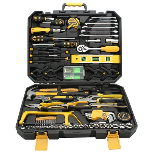 168-Piece Ultimate Hand Tool Kit - Comprehensive Household