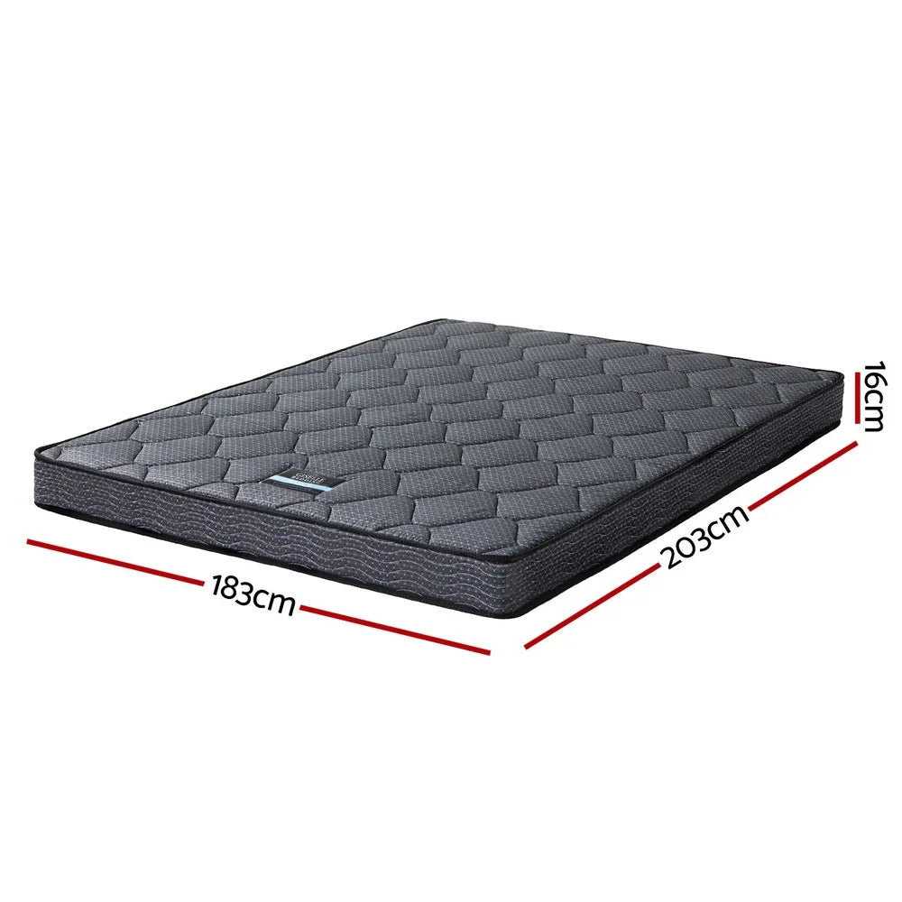 16cm mattress with quilted top surface