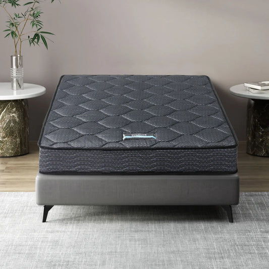 16cm mattress with layered cushioning and fabric casing