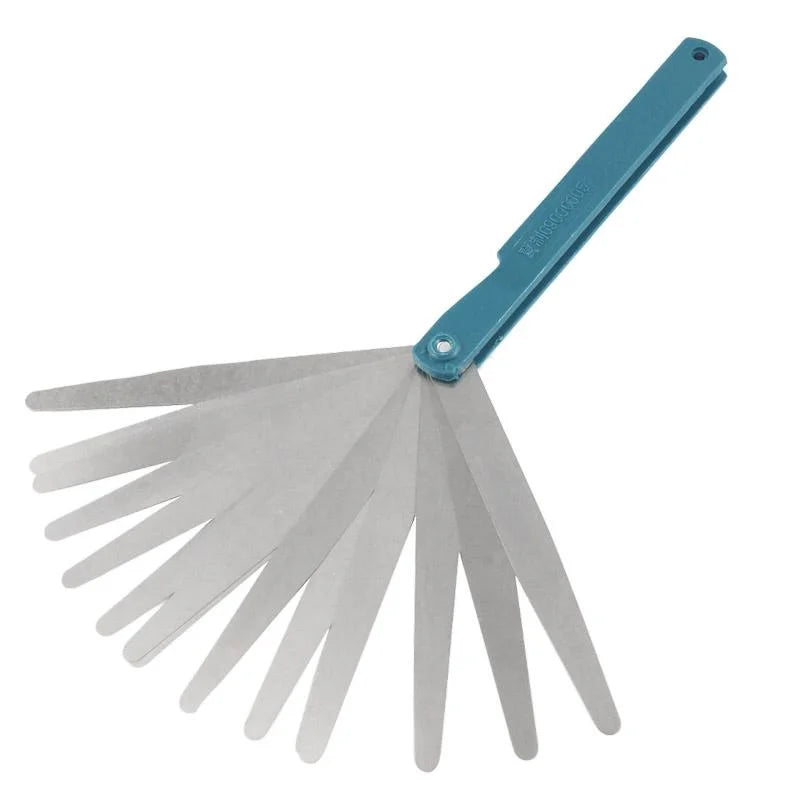 17-blade Metric Feeler Gauge for Precise Gap Measurement