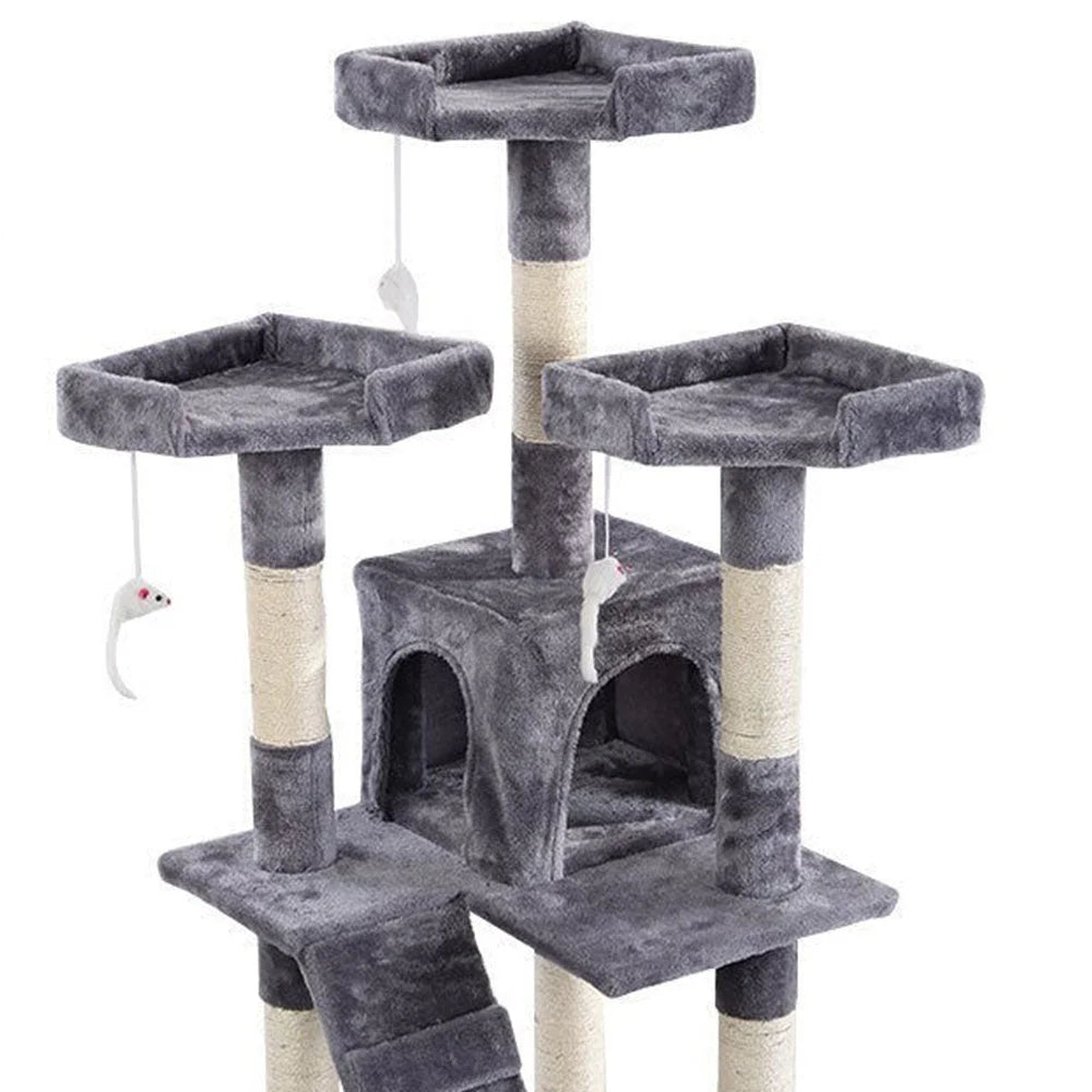 170cm Cat Tree Scratching Post Scratcher Pole Gym Toy House