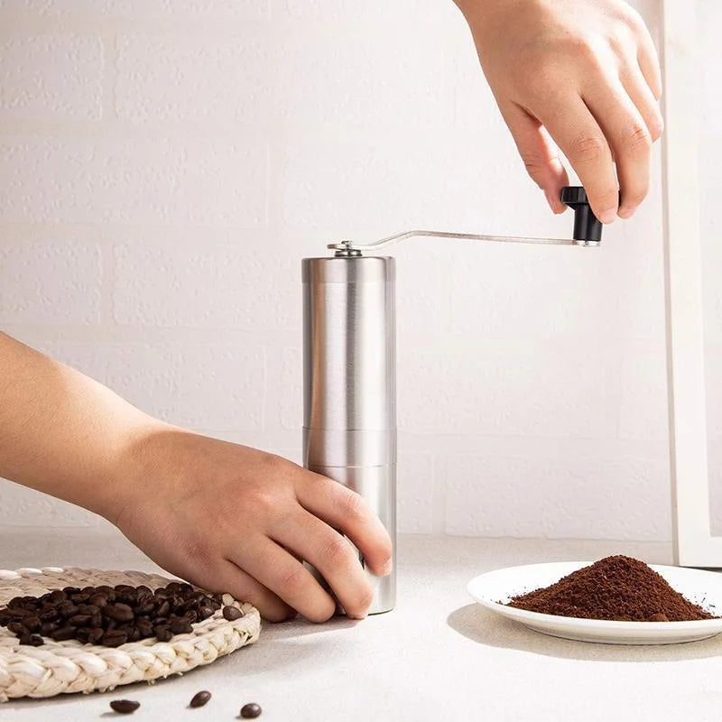 18.8cm Manual Coffee Bean Grinder Stainless Steel Hand