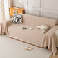 180*180CM Light Brown Premium Polyester Sofa Throw Blanket