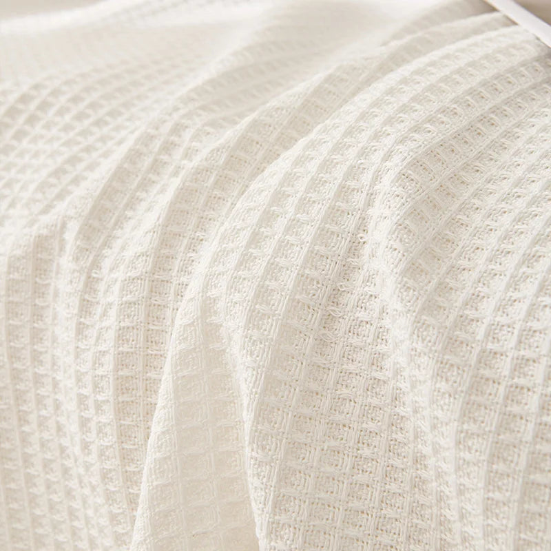 180*180CM Light Brown Premium Polyester Sofa Throw Blanket