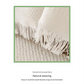 180*420CM Off White Premium Polyester Sofa Throw Blanket