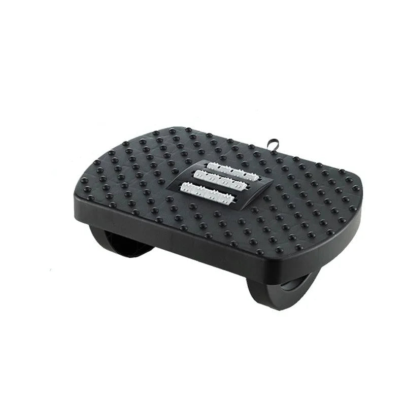 180 Degree Swing Footstool With Handle Black - Health &