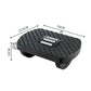 180 Degree Swing Footstool With Handle Black - Health &