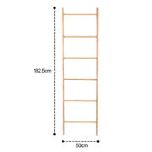 180cm 6 Steps Bamboo Towel Ladder - Home & Garden > Shading