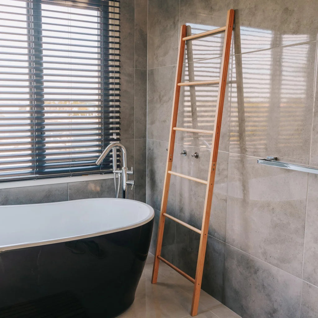 180cm 6 Steps Bamboo Towel Ladder - Home & Garden > Shading