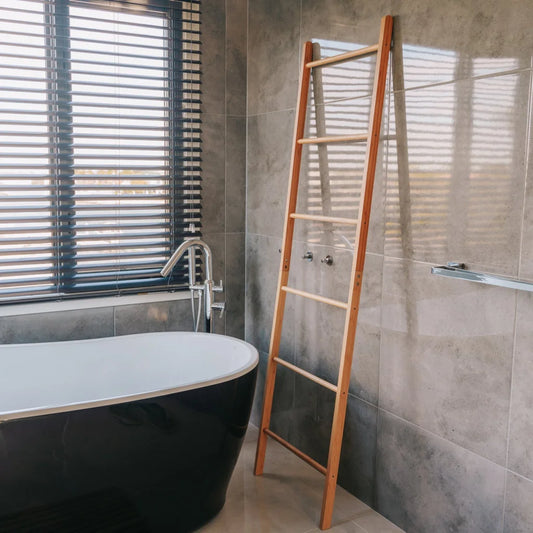 180cm 6 Steps Bamboo Towel Ladder - Home & Garden > Shading