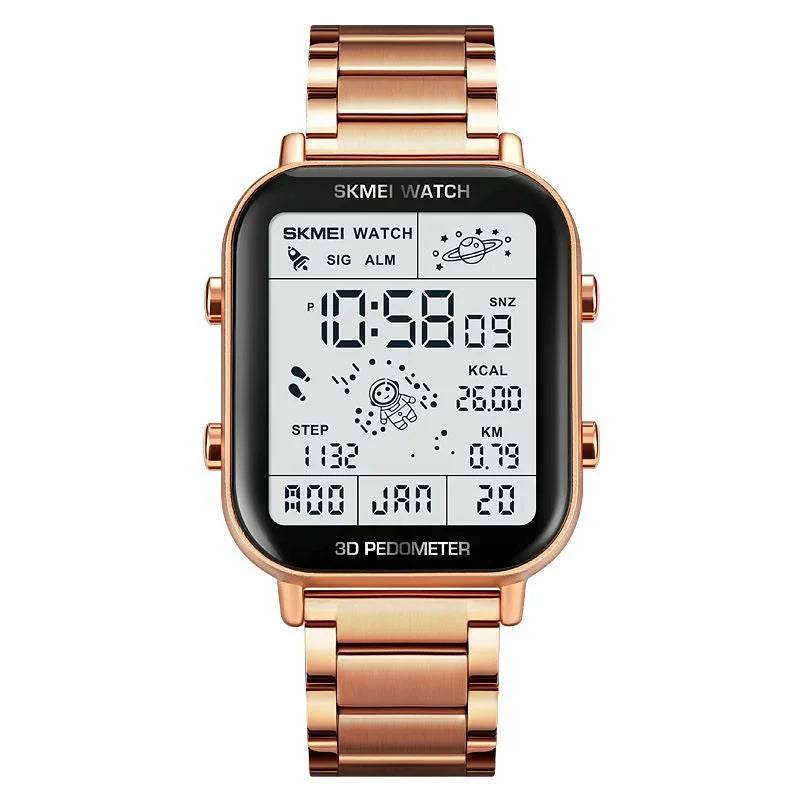1888 Men Multifunctional Waterproof Digital Watch