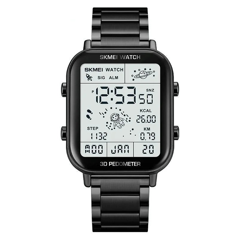 1888 Men Multifunctional Waterproof Digital Watch