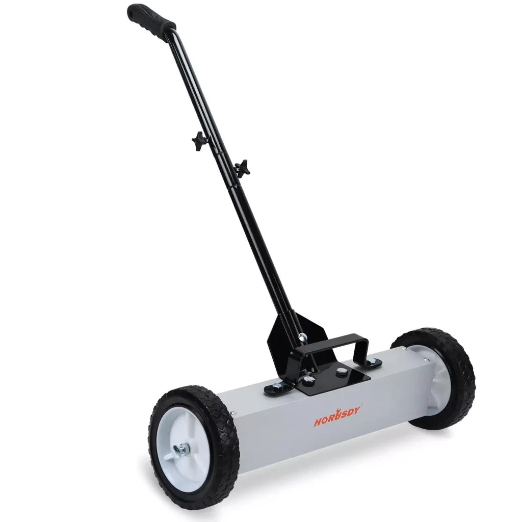 18Inch Magnetic Pick Up Sweeper With Wheels 45LBS Lawn