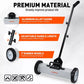18Inch Magnetic Pick Up Sweeper With Wheels 45LBS Lawn