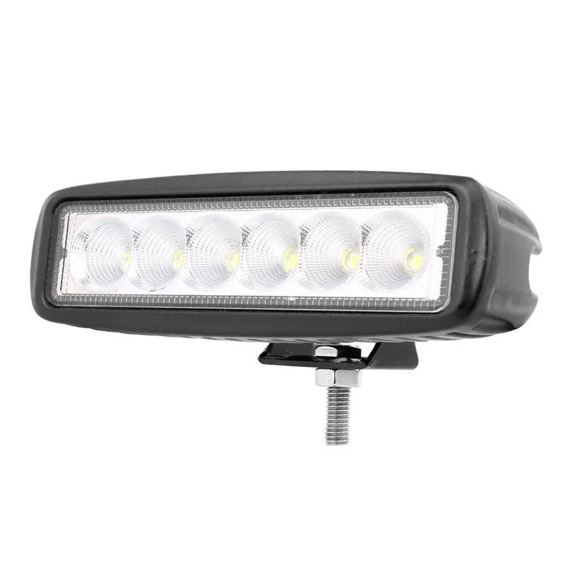 18W Epistar 6 Led Car Work Lamp Bar Light Waterproof Ip67