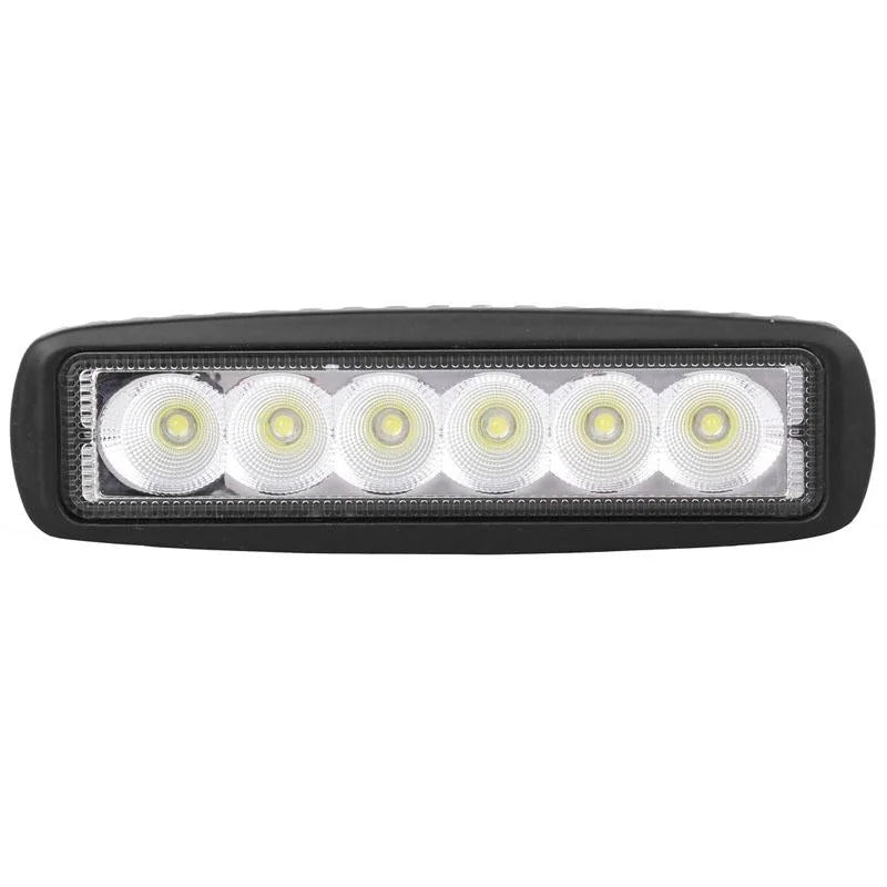 18W Epistar 6 Led Car Work Lamp Bar Light Waterproof Ip67