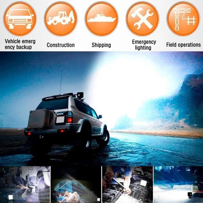18W Epistar 6 Led Car Work Lamp Bar Light Waterproof Ip67