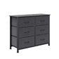 Levede Storage Cabinet Tower Chest Dark Grey