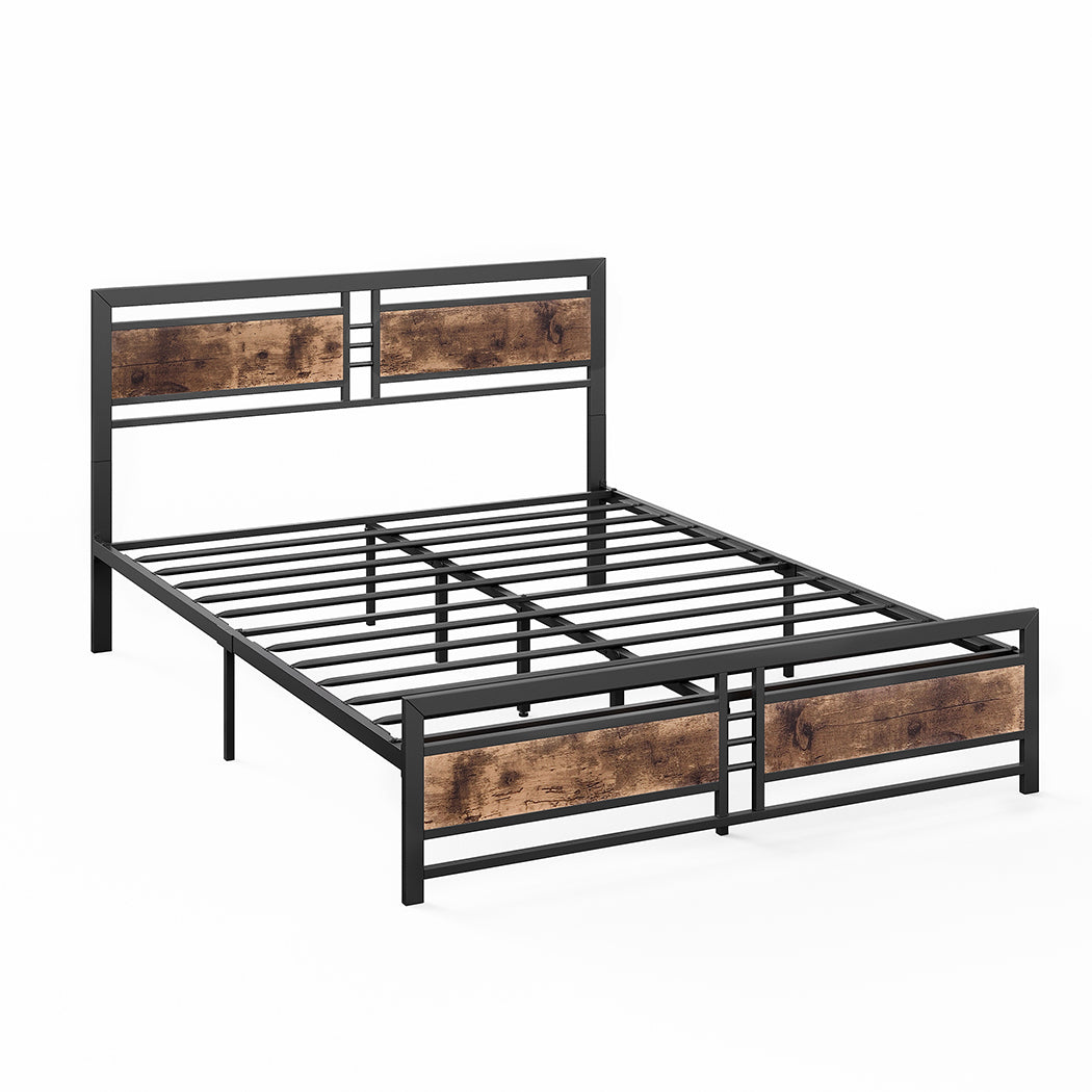 Levede Metal Bed Frame Queen Mattress