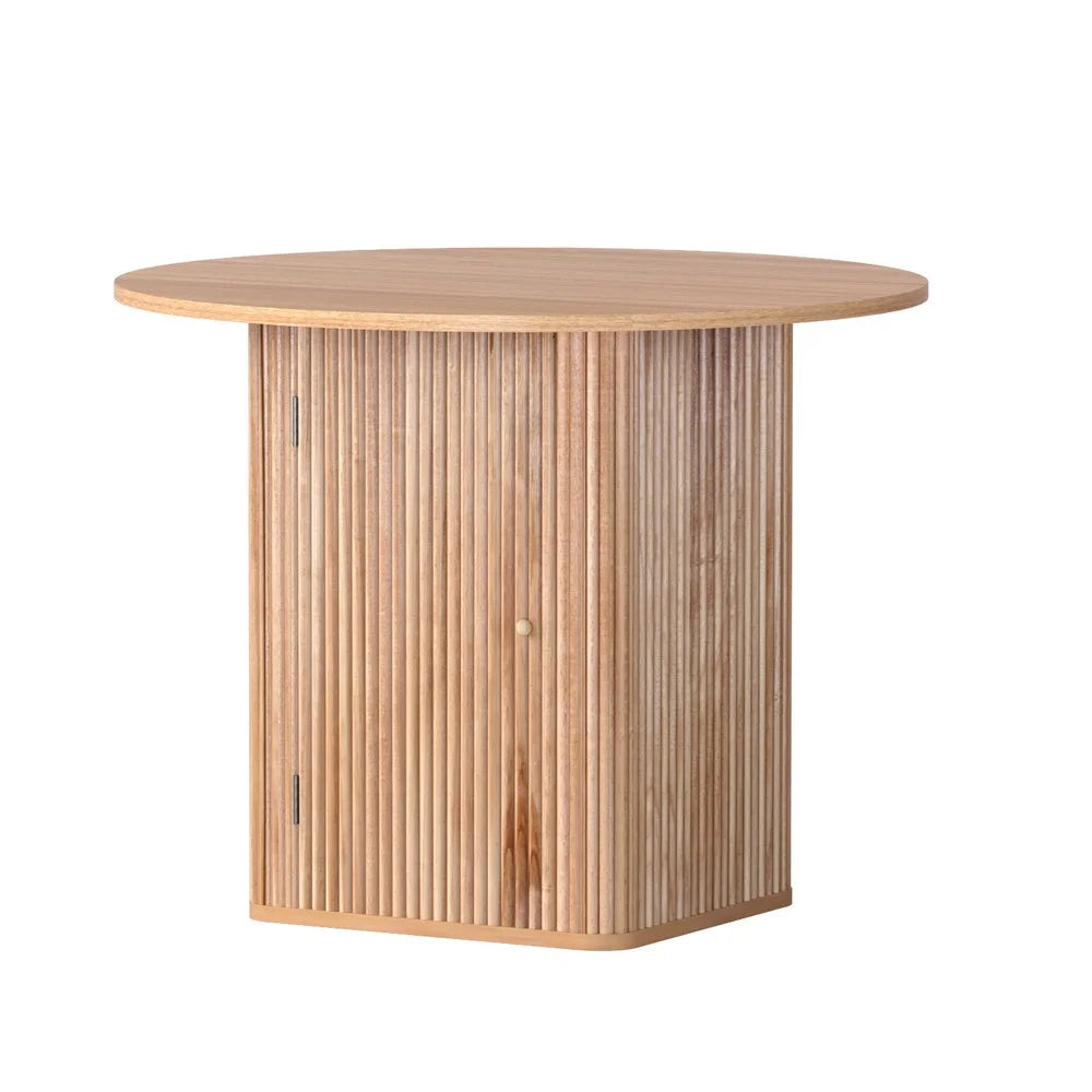 Dining table with storage base