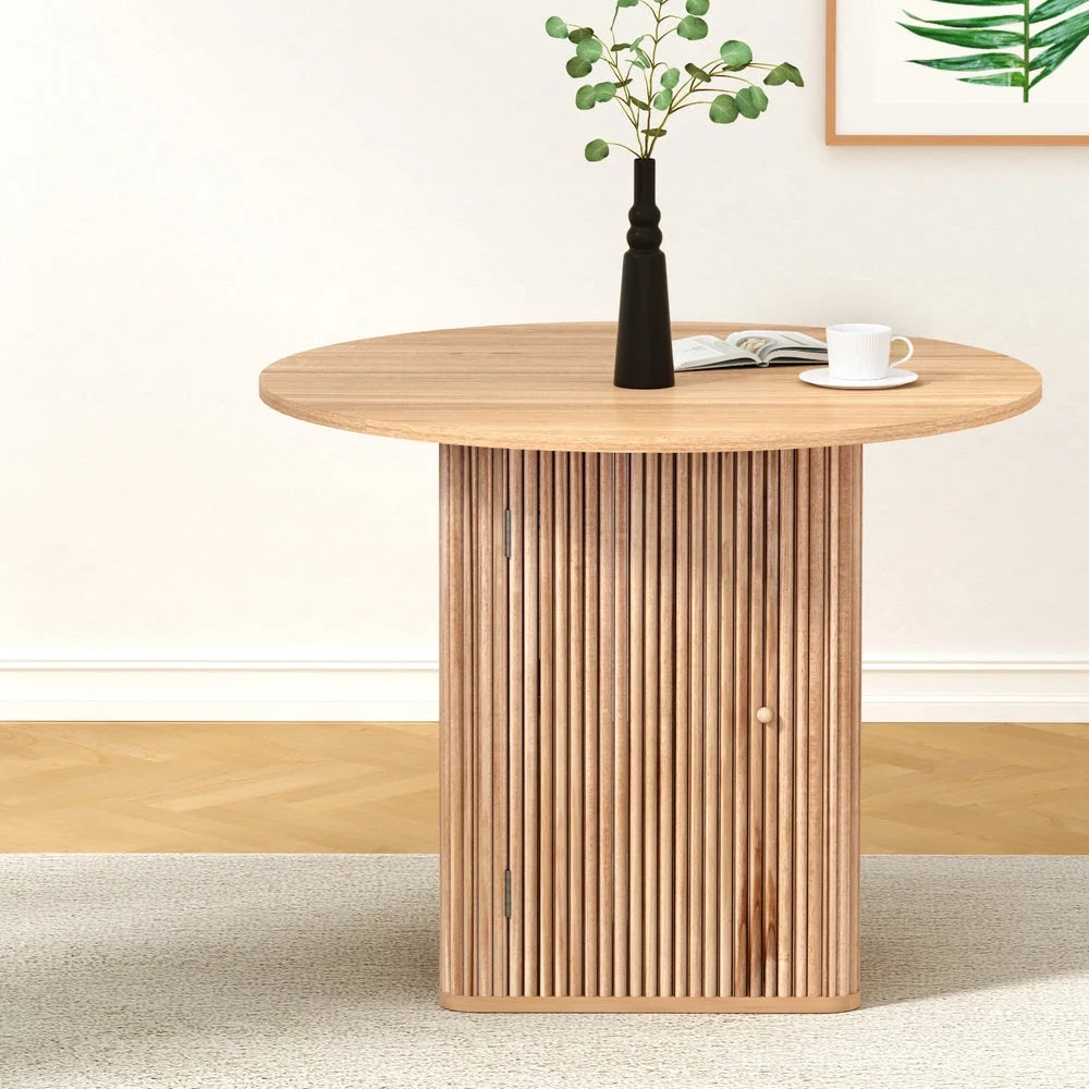 Dining table with storage base frame tables