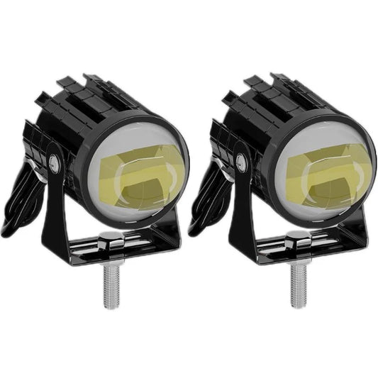 1Pair 12V - 85V Motorcycle Headlights Dual - Colour