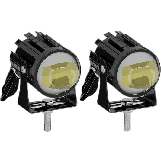 1Pair 12V - 85V Motorcycle Headlights Dual - Colour