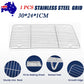 1pc Stainless Steel Baking Pan Toaster Oven Pans Grid