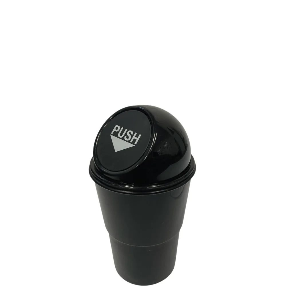 1x 550ml Mini Car Rubbish Bin - Cup Holder Trash Can Coin