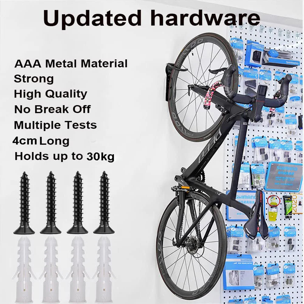 1x Bike Rack Garage Wall Mount Hanger Hooks Storage Bicycle