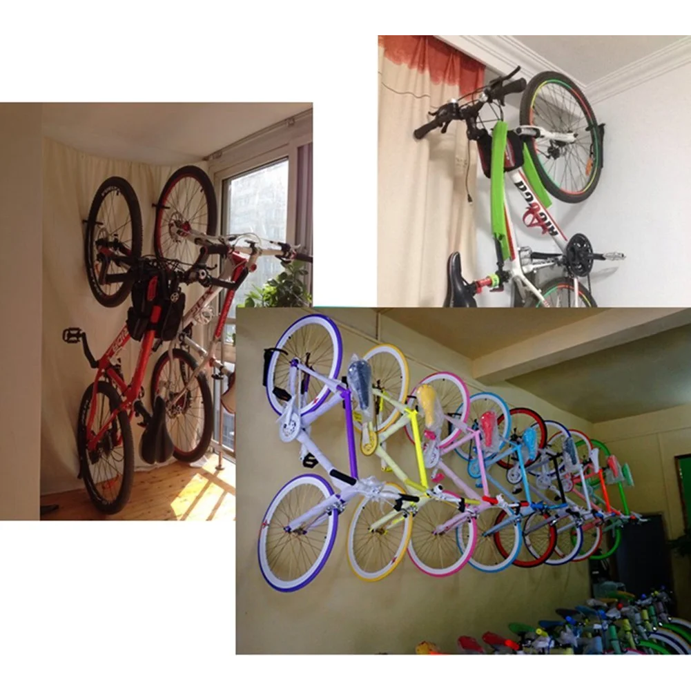 1x Bike Rack Garage Wall Mount Hanger Hooks Storage Bicycle