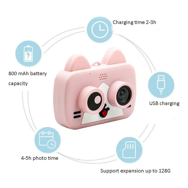 2.0 Hd Screen Wifi Children’s Digital Camera with 12mp