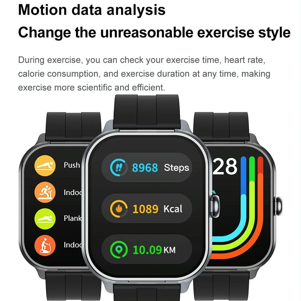 2.01 Inch 2 In 1 Bluetooth Earphone Smart Watch With Nfc &