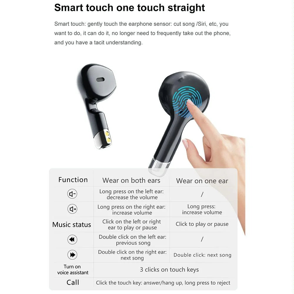 2.01 Inch 2 In 1 Bluetooth Earphone Smart Watch With Nfc &