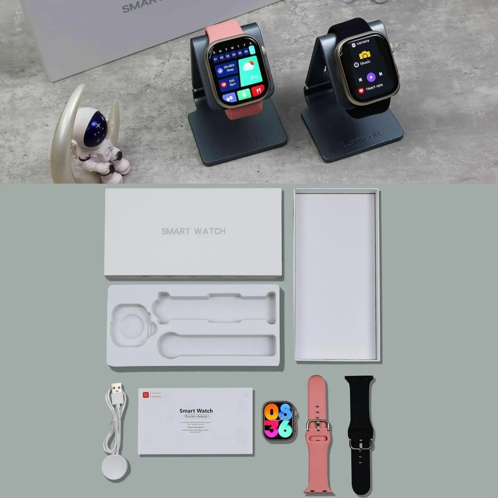 2.01 Inch Waterproof Smart Watch Bt Call / Heart Rate