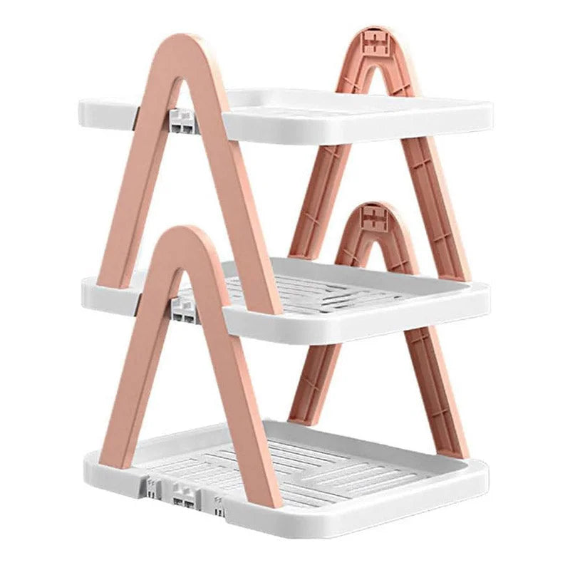 2/3 Tier Removable Shoe Rack Folding Storage Shelf Simple