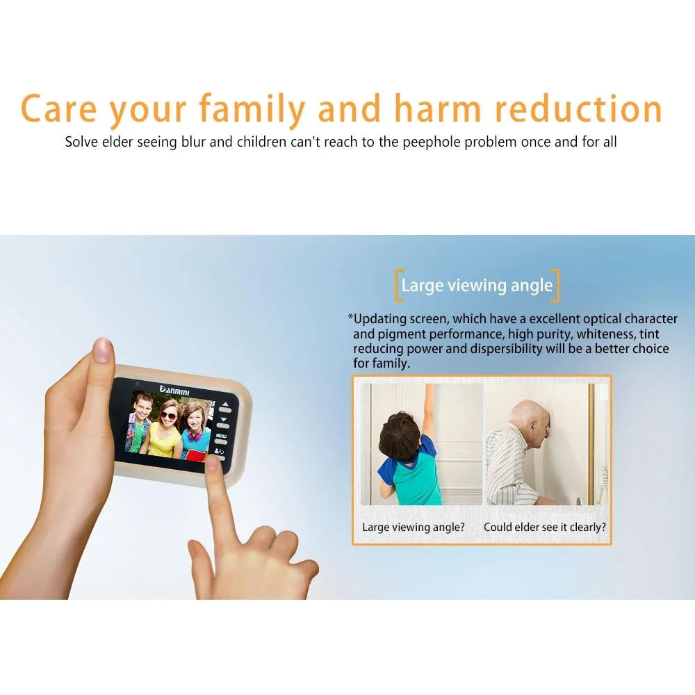 2.4 Colour Screen Security Camera With Night Vision &