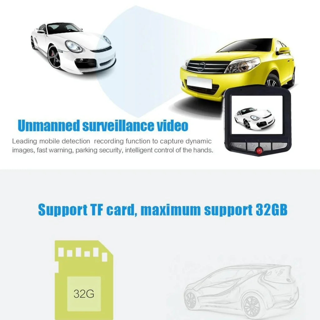 2.4 Lcd Car Dvr Camcorder with 480p Video & Voice Recording