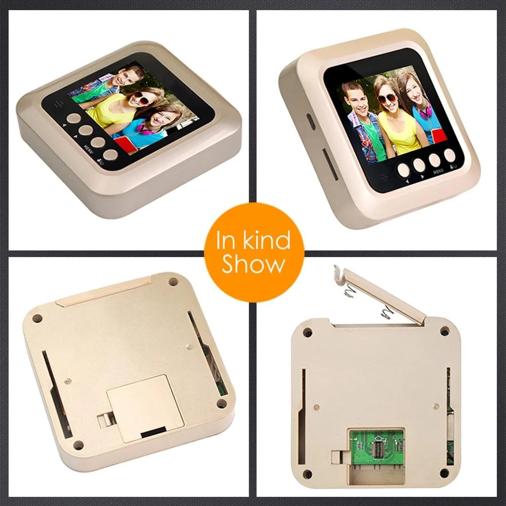 2.4 Screen 2.0Mp Security Camera With Night Vision
